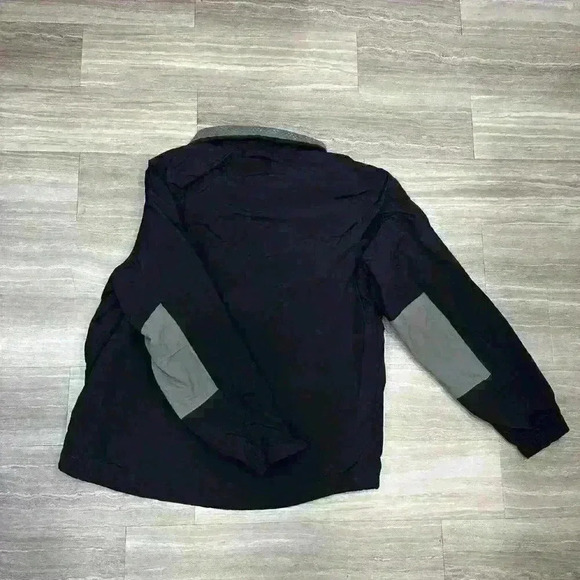 Nautica Men's Black Windbreaker Jacket - Size XL - Drawstring Cord Pockets - Picture 8 of 10